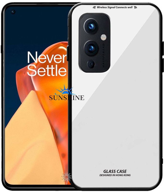 SUNSHINE Back Cover for ONEPLUS-9  (White)