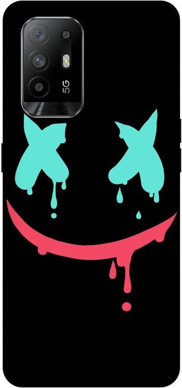 PICHKU Back Cover for OPPO F19 PRO PLUS-CPH2213-MARSHMELLO,MUSIC,MASK,ALAN,WALKER,JOKER,BOYS,CARTOON,NINJA  (Black, Hard Case, Pack of: 1)