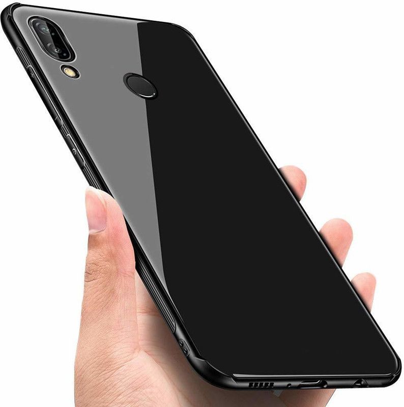 Seetu Back Cover for Mi Redmi Note 7, Mi Redmi Note 7 Pro, Mi Redmi Note 7S  (Black, 3D Case, Pack of: 1)