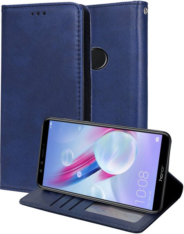 Unistuff Back Cover for Honor 9 Lite  (Blue, Dual Protection, Pack of: 1)