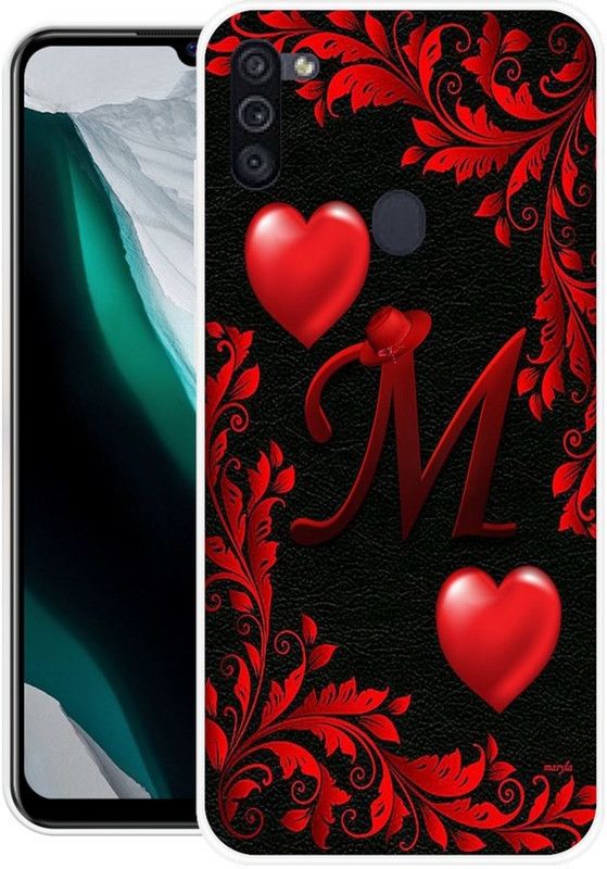 BLUEZAP Back Cover for Samsung Galaxy M11  (Red, Black, Grip Case, Silicon, Pack of: 1)