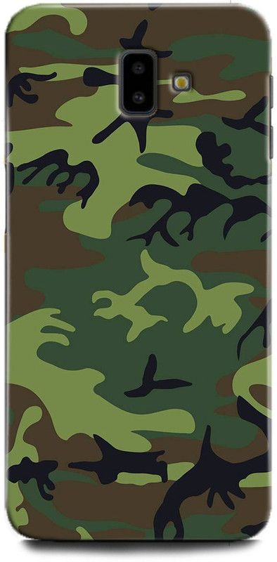WallCraft Back Cover for SAMSUNG Galaxy J6 Plus ARMY, TXTURE, UNIFORM, MILITARY, COMO, COMOFLAGE, DRESS CODE  (Multicolor, Dual Protection, Pack of: 1)