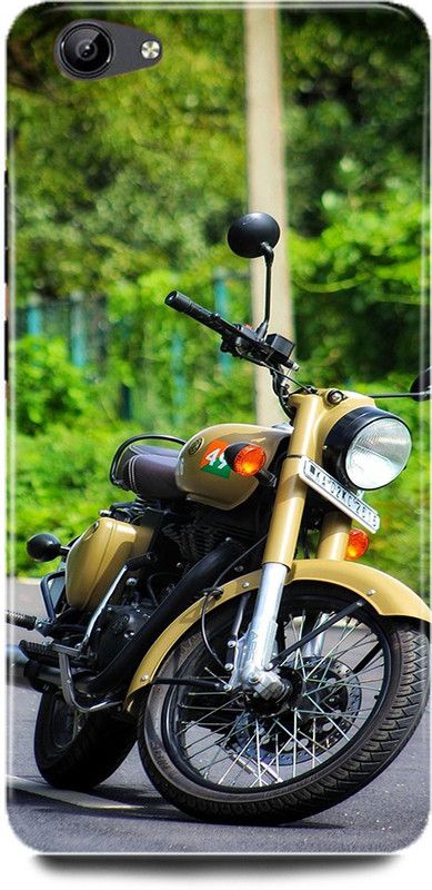 DIKRO Back Cover for vivo Y71, 1724, ROYAL, ENFIELD, BULLET, BIKE, LOVER, RACER  (Multicolor, Hard Case, Pack of: 1)