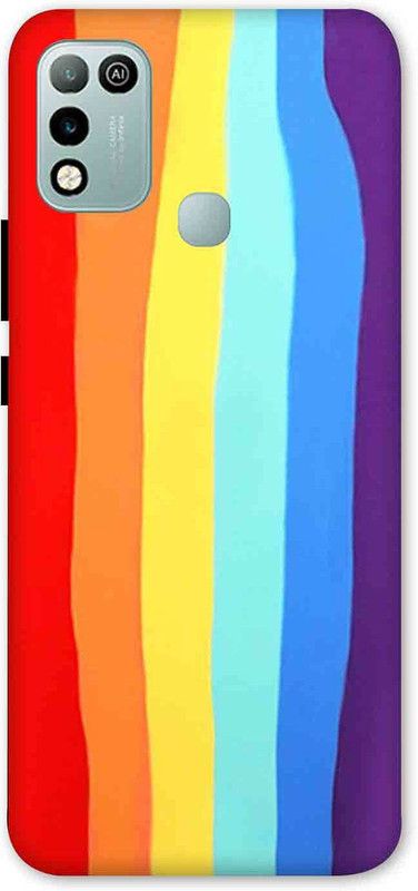 NDCOM Back Cover for Infinix Hot 10 Play  (Multicolor, Hard Case, Pack of: 1)