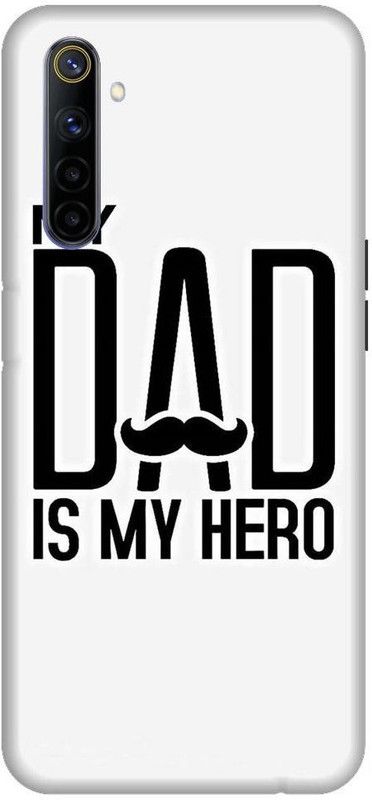 URCHIN Back Cover for Realme 6 my dad is my hero, MY Dad, I love My Dad, Mom And Dad, mom dad, Love, Parents  (Multicolor, Shock Proof, Pack of: 1)