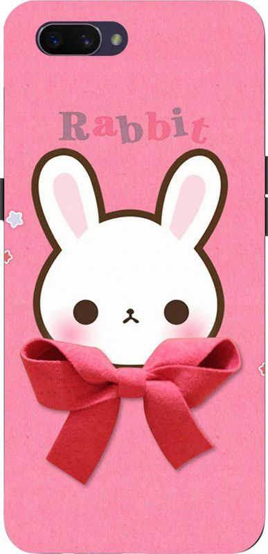 OPSHOPEE.COM Back Cover for Oppo A3S / Realme C1  (Pink, White)