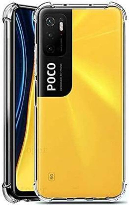 NEXZONE Back Cover for Poco M3 Pro 5G  (Transparent, Grip Case, Silicon, Pack of: 1)