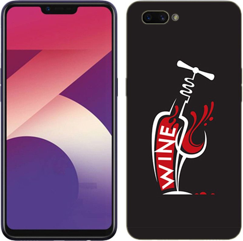 METOO Back Cover for Oppo CPH1803, Red Wine Design Back Cover Print : 101  (Multicolor, Dual Protection, Silicon, Pack of: 1)