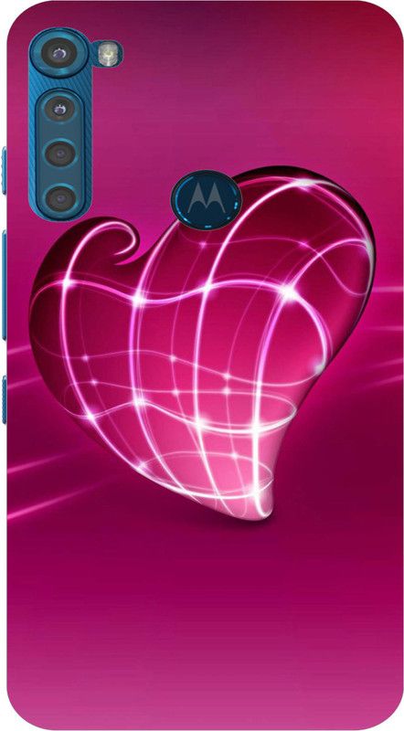 JSSIS Back Cover for Motorola one fusion plus  (Pink, Grip Case, Silicon, Pack of: 1)