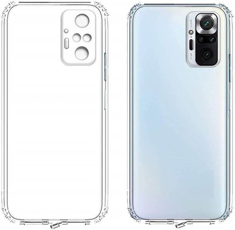 Skcase Back Replacement Cover for Mi Redmi Note 10 Pro, Mi Redmi Note 10 Pro max  (White, Camera Bump Protector)