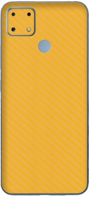 Orgic India Realme C25 Mobile Skin  (Carbon Yellow)