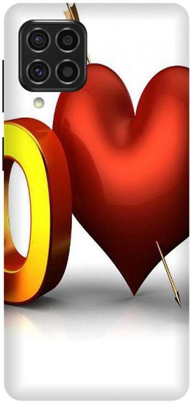 MRBE Back Cover for SAMSUNG GALAXY F62( LOVE) PRINTED BACK COVER  (Multicolor, Hard Case, Pack of: 1)