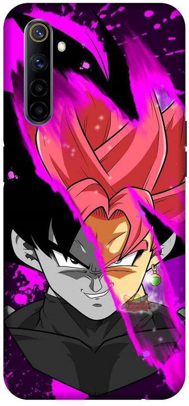 URCHIN Back Cover for Realme 6 goku, Dragon Ball Z, Cartoon, Anime, Kame Hame, Strong, Coku, Super Saiyan  (Multicolor, Shock Proof, Pack of: 1)