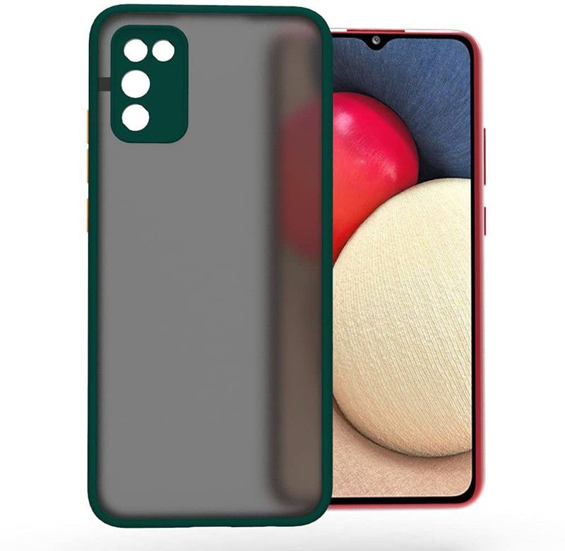 Red Champion Back Cover for Samsung A03S  (Green, Pack of: 2)