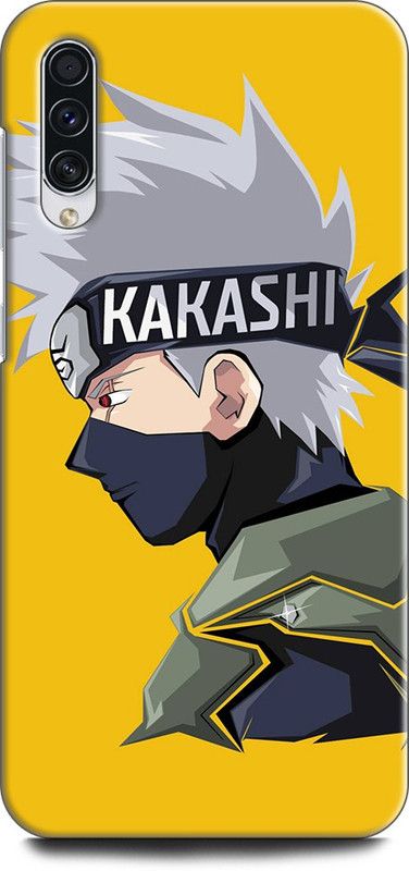Afterglow Back Cover for SAMSUNG Galaxy A50 KAKASHI, NARUTO, ANIME, NEON,SUPERHERO,NINJA, BLACK  (Multicolor, Shock Proof, Pack of: 1)