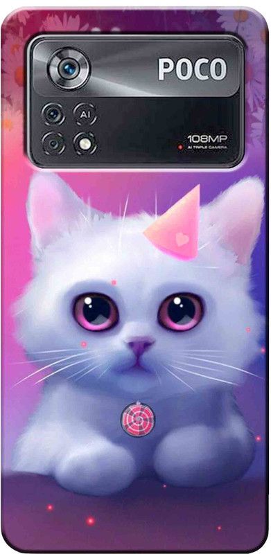 Auqueno Back Cover for Poco X4 Pro 5G 2854  (Multicolor, Shock Proof, Silicon, Pack of: 1)