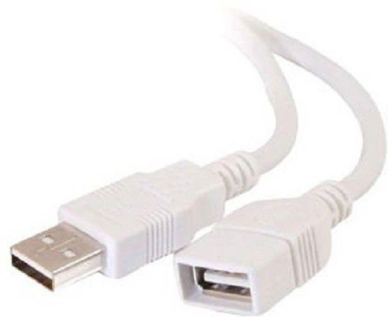 GIPTIP Micro USB Cable 1 m USB Ext 1 Meters High Quality  (Compatible with Computer, White, One Cable)