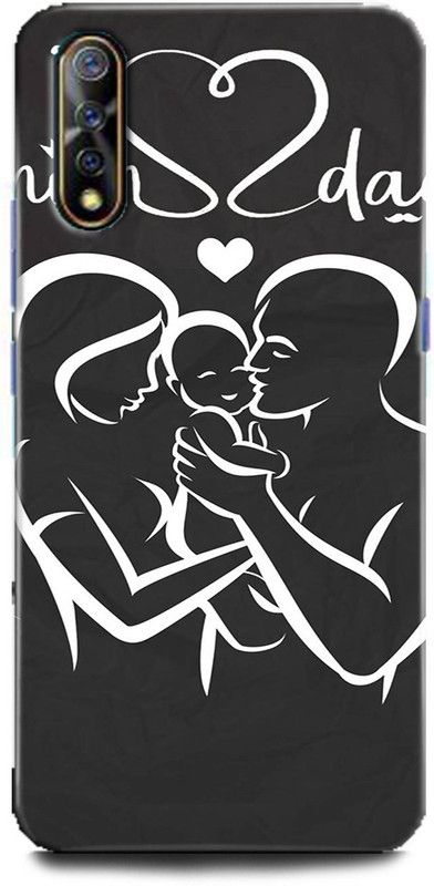 Afterglow Back Cover for Vivo Z1x MOM AND DAD, DAD, I LOVE YOU, LOVE, MISSING, MOM,YOU  (Multicolor, Shock Proof, Pack of: 1)