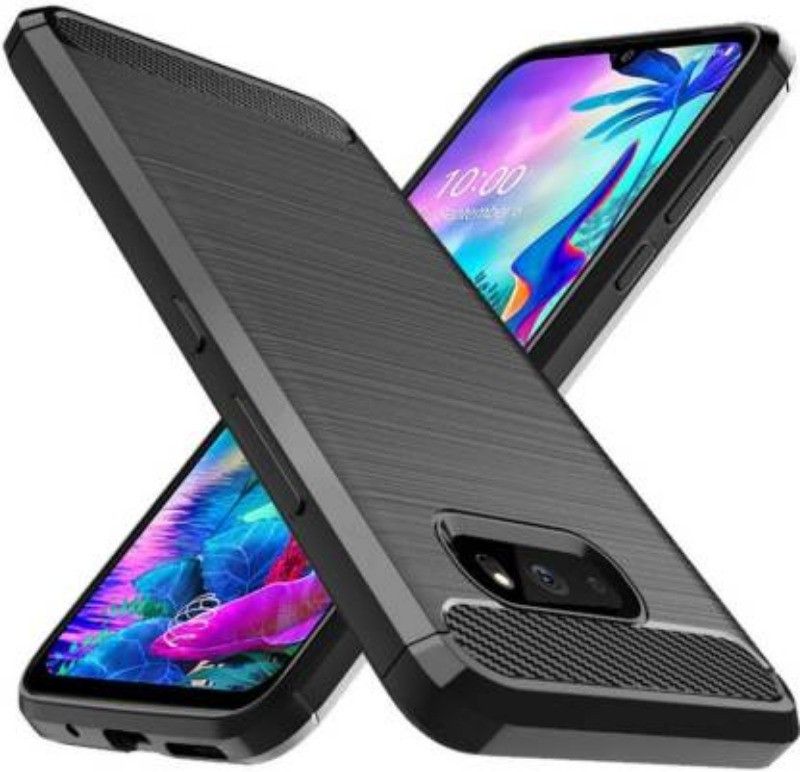 Desirtech Back Cover for LG G8X, LG G8X ThinQ  (Black, Pack of: 1)