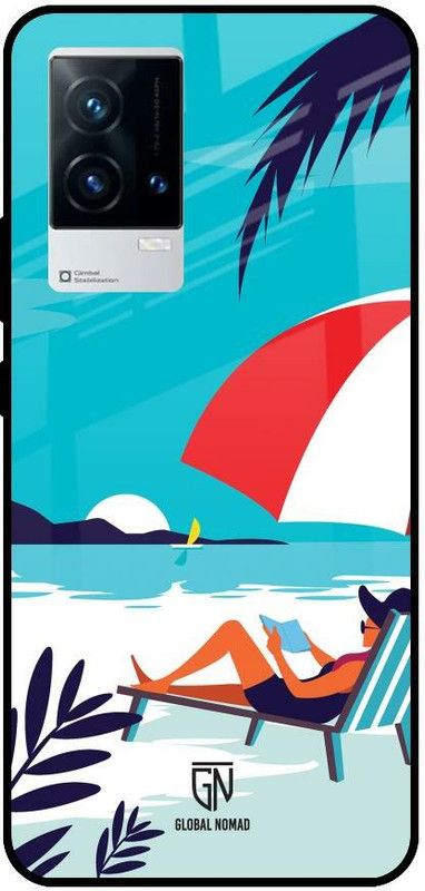 GLOBAL NOMAD Back Cover for IQOO 9 5G  (Multicolor, Grip Case, Pack of: 1)