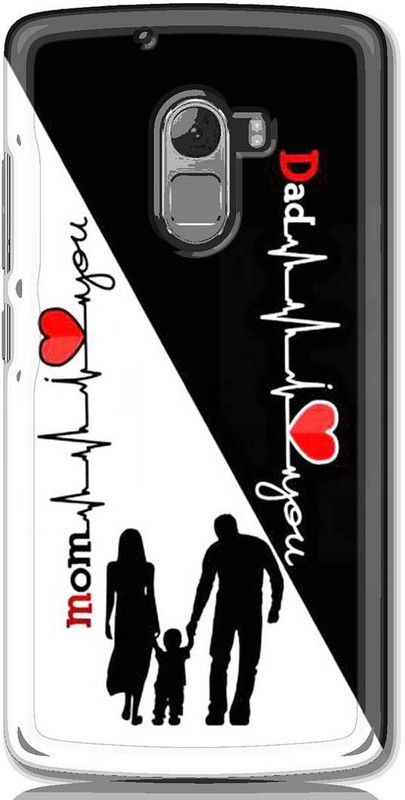 Hello Case Back Cover for Lenovo K4 Note  (Black, White, Hard Case, Pack of: 1)