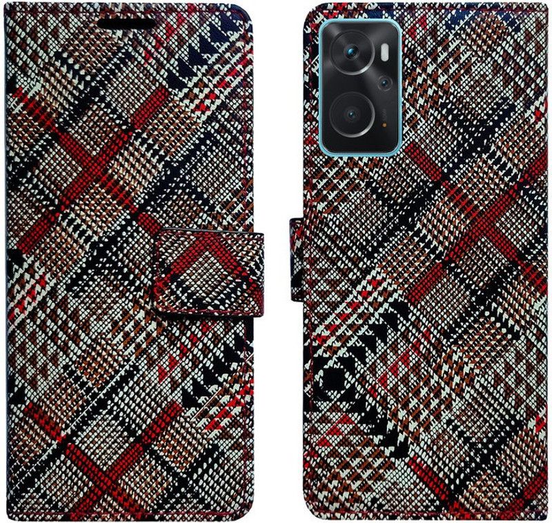 Dhar Flips Flip Cover for Oppo K10 4G in Premium Quality Material  (Multicolor, Magnetic Case, Pack of: 1)