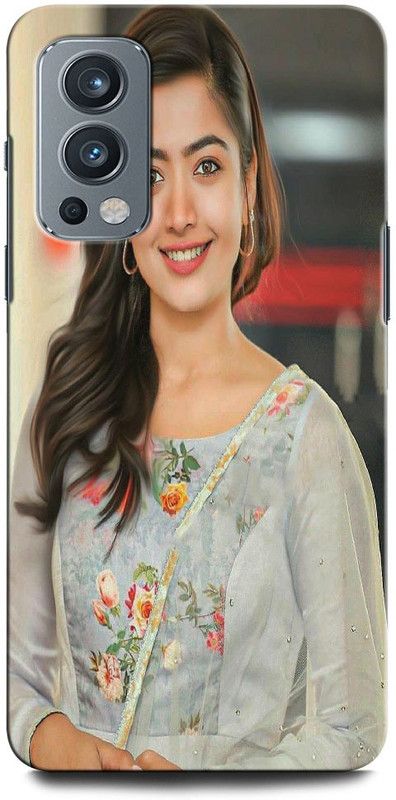 ORBIQE Back Cover for OnePlus Nord 2 5G RASHMIKA MANDANNA, ACTRESS, SOUTH STAR, NATIONAL CRUSH  (Multicolor, Hard Case, Pack of: 1)