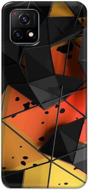 NDCOM Back Cover for Vivo Y72 5G Abstract Slim Fit Printed  (Multicolor, Hard Case, Pack of: 1)