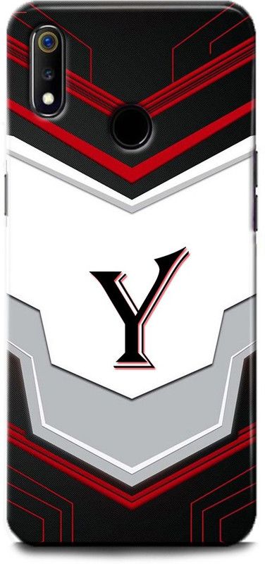 Afterglow Back Cover for Realme 3 Pro Y, Y LETTER, Y NAME, Y ALPHABET, ALPHABET  (Multicolor, Shock Proof, Pack of: 1)