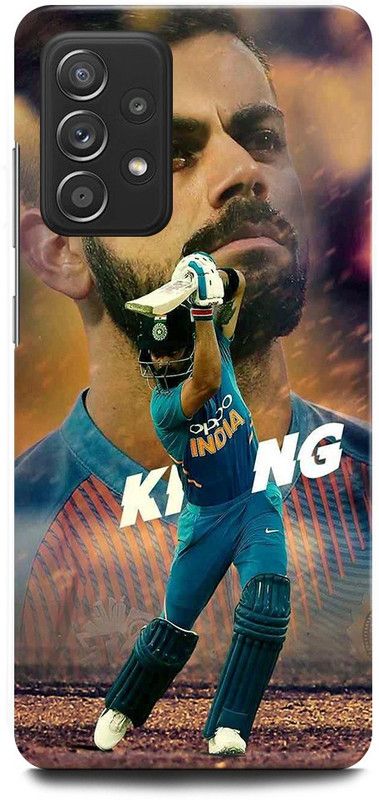 JUGGA Back Cover for SAMSUNG Galaxy A52, VIRAT,KOHLI, INDIAN, PLAYER, RCB  (Blue, Hard Case, Pack of: 1)