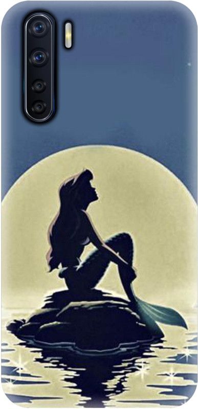 Smutty Back Cover for Oppo F15, CPH2001 - Mermaid Print  (Multicolor, Hard Case, Pack of: 1)