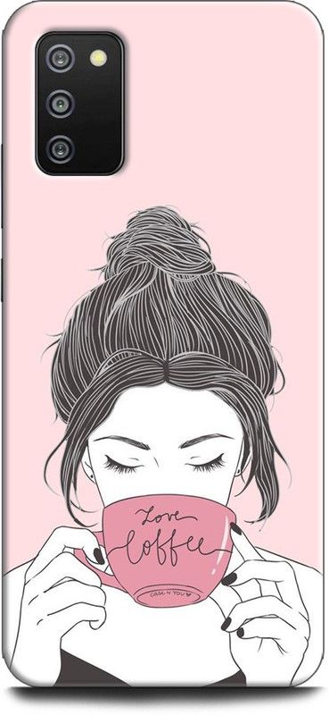 INDICRAFT Back Cover for SAMSUNG Galaxy F02s GIRL, HOOD, ANIME, MASK, GIRL, SPARKS, TEXTURE, ART, GLANCE  (Multicolor, Dual Protection, Pack of: 1)