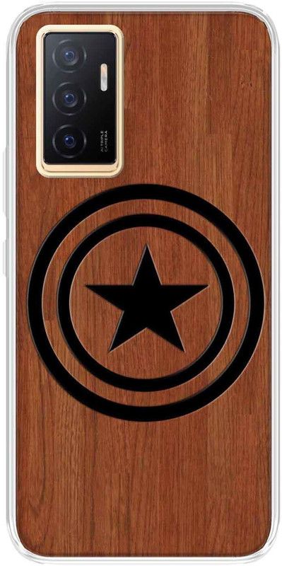 CaseRepublic Back Cover for Vivo V23e 5G  (Brown, Black, Silicon, Pack of: 1)