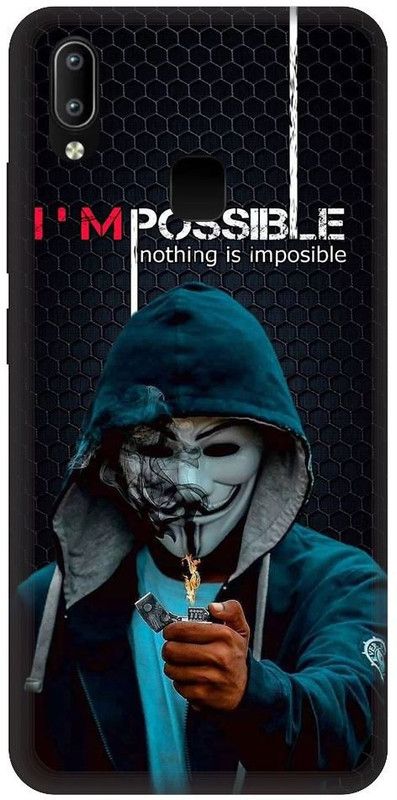 URCHIN Back Cover for Vivo Y95Anonymous, Hacker, Mask man, mask boy  (Multicolor, Shock Proof, Pack of: 1)