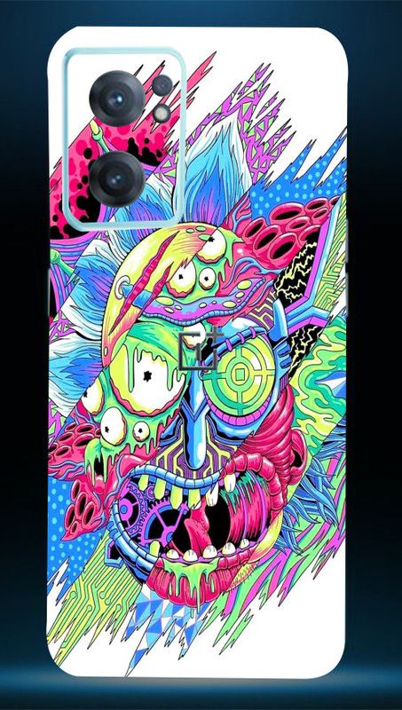Mclaxa Morty Art Mobile Back Skin, Morty Art, One Plus Nord CE 2 5G Mobile Skin  (Morty Art Skin With Super Matte Finish)