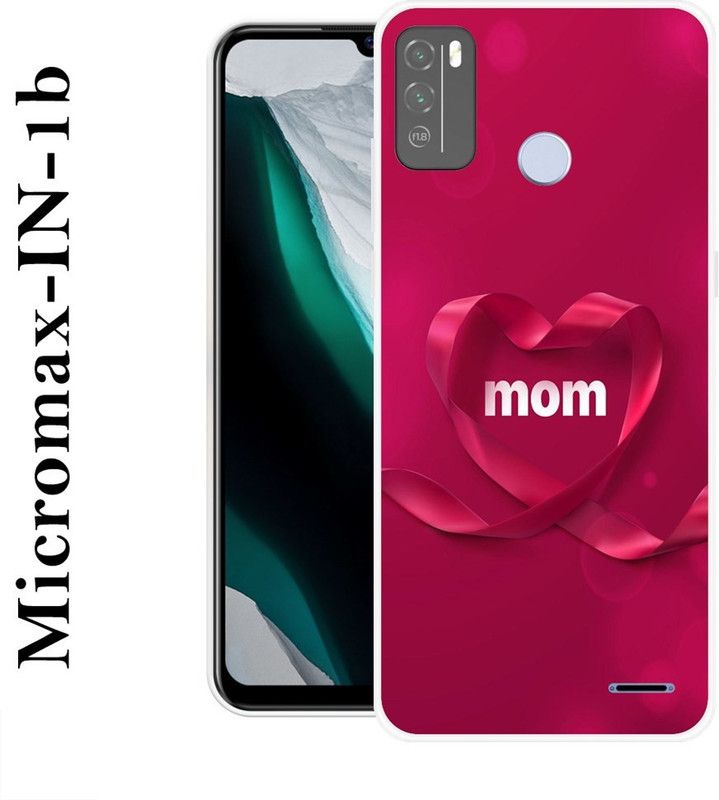 KLC Back Cover for Micromax in 1b  (Pink, Grip Case, Silicon)