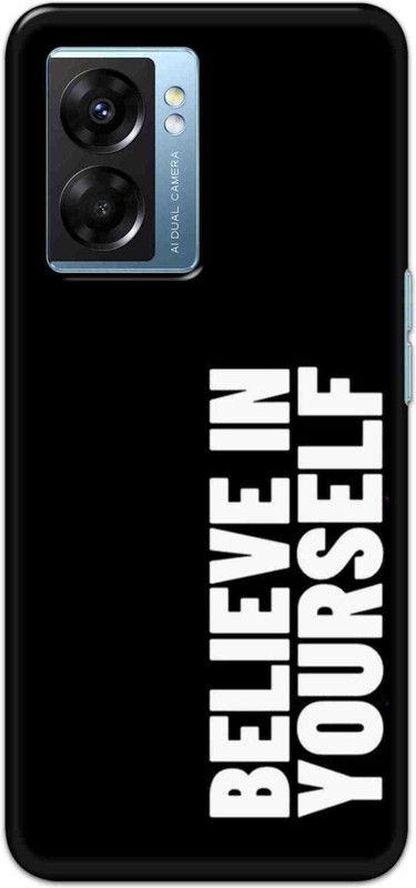 NDCOM Back Cover for OPPO K10 5G Believe In Yourself Motivational Quote Printed  (Multicolor, Hard Case, Pack of: 1)