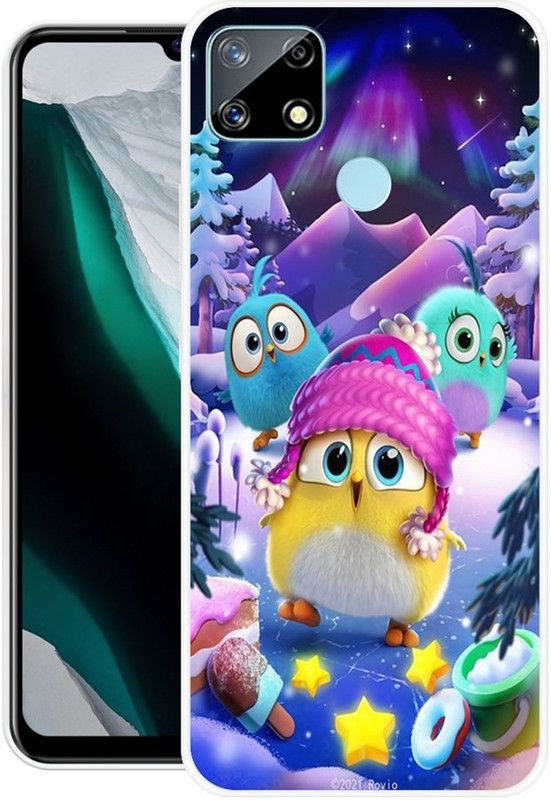 FITESTAR Back Cover for Realme Narzo 20  (Multicolor, Grip Case, Silicon)
