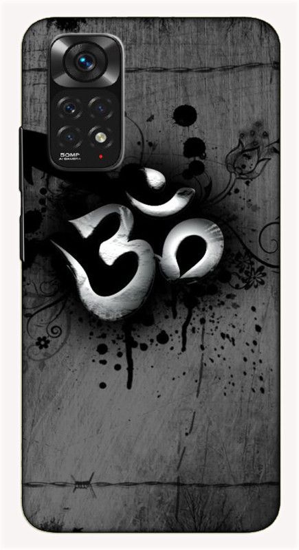 iprinto Back Cover for Mi Redmi Note 11, Mi Redmi Note 11S Om Back Cover  (Grey, Hard Case)