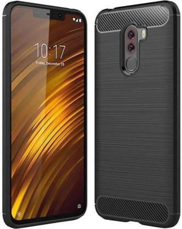 #Uncultured Back Cover for POCO F1  (Black, Grip Case)