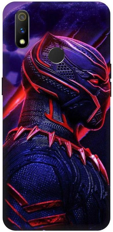 THE NARAYANA COLLECTIONS Back Cover for REALME 3i- RMX1827-BLACK,PANTHER,TIGER,TENDUAA,LEOPARD  (Multicolor, Hard Case, Pack of: 1)
