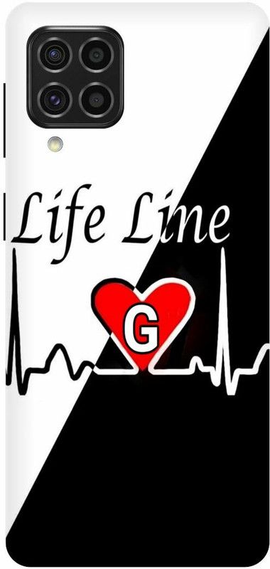 THE NARAYANA COLLECTIONS Back Cover for SAMSUNG GALAXY M12-G,LIFE,LINE,ALPHABET,NAME  (Multicolor, Hard Case)
