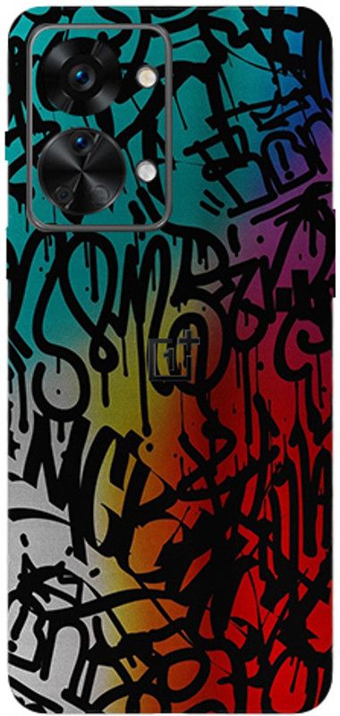 AsSkin OnePlus Nord 2T 5G, oneplus nord 2t 5g Mobile Skin  (Ultra Graffiti Text High Gloss Finish).)