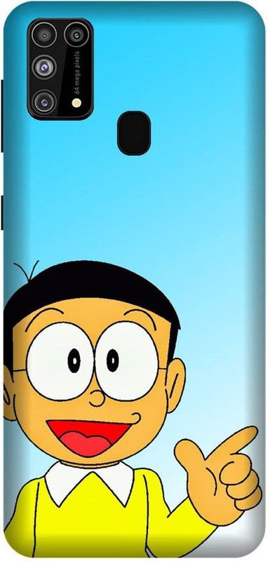 Yoprint Back Cover for Samsung Galaxy M31 Prime Nobita back cover  (Multicolor, Hard Case, Pack of: 1)