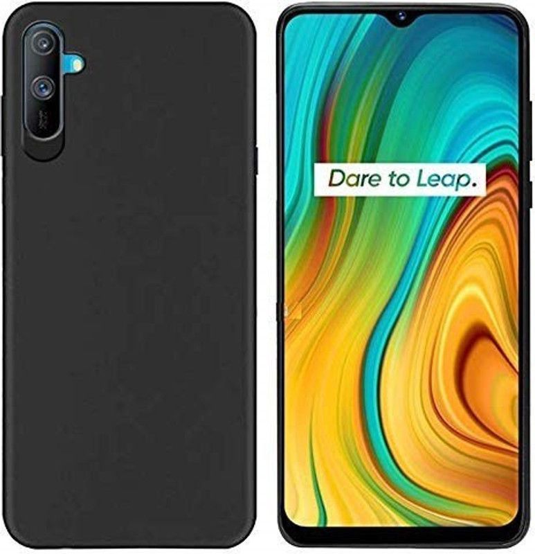 BRENZZ Back Cover for Realme C3  (Black, Shock Proof, Pack of: 1)