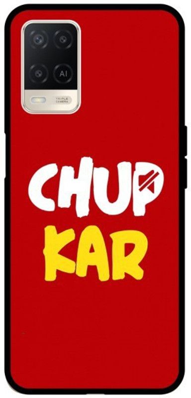 STYLE MARO Back Cover for Oppo A54  (Red, White)