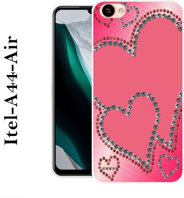Sswastik Back Cover for Itel A44 Air, Itel A44 Power  (Pink, Silicon)