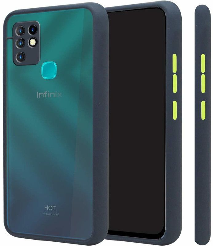 TROOZ Back Cover for Infinix Hot 10  (Blue, Pack of: 1)