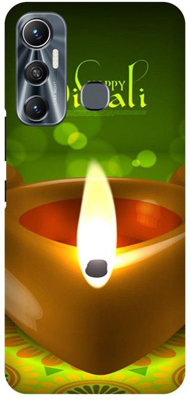 FIKORA Back Cover for Infinix Hot 11, X662, FESTIVAL, DEEPAWALI, HAPPY, DIWALI  (Multicolor, Hard Case, Pack of: 1)
