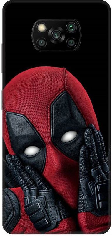 URCHIN Back Cover for Poco X3 Deadpool, Deadpool wallpaper, Deadpool funny, Movie, Comics, superhero  (Multicolor, Shock Proof, Pack of: 1)